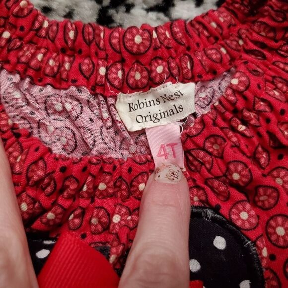 ROBIN'S NEST ORIGINALS Custom Minnie Dress- Size 4T - Picture 5 of 6